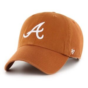 ‘47 Brand Clean Up Atlanta Braves MLB Adjustable Strap Dad Hat - NEW